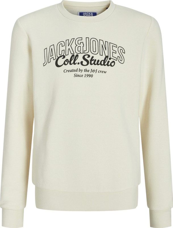 Hoodies - Antique White - Regular Fit - Lange Mouwen - Ronde Hals