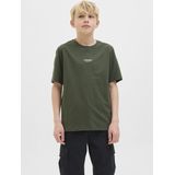 JACK & JONES - T-shirt - Zwart - Jersey - Korte Mouwen - Relaxed Fit