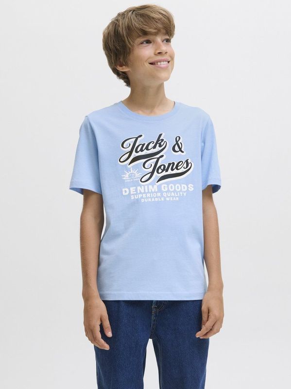 JACK & JONES JUNIOR - T-shirt - Katoen - Korte Mouwen - Ronde Hals