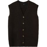 Gilet - Relaxed Fit - Gebreid - Mouwloos - V-hals