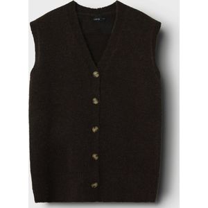 Gilet - Relaxed Fit - Gebreid - Mouwloos - V-hals