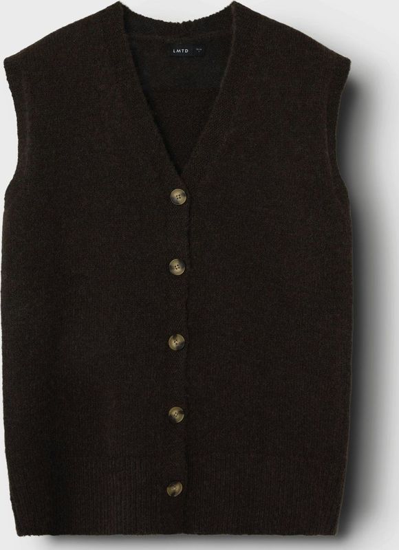 Gilet - Relaxed Fit - Gebreid - Mouwloos - V-hals