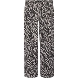 LMTD - NlfZebra - Broek - Roze Marshmallow/Raven Zebra