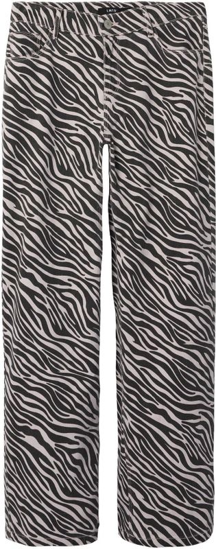 LMTD - NlfZebra - Broek - Roze Marshmallow/Raven Zebra