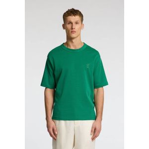 SELECTED HOMME - SLHRELAXCHESTER - T-shirt - Korte Mouwen - Ronde Hals - Borduursels