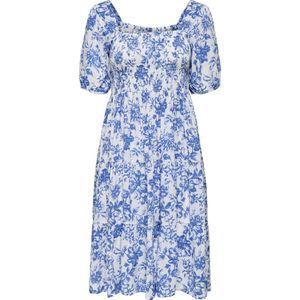 ONLY - Onlstar Vienna S/S Smock Dress - Damesjurk - Riverside - Viscose