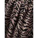 NAME IT - NKFLotta - Rok - Zwart - Volantrok - Dierenprint