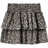 NAME IT - NKFLOTTA - Rok - Donkerbeige / Mosterd / Donkergroen / Wit