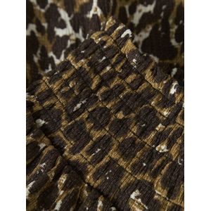 NAME IT - NKFLOTTA - Rok - Donkerbeige - Mosterd - Donkergroen - Wit