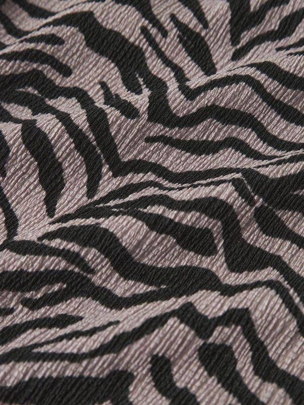 Top - All-over Print - Jersey - Korte Mouwen - Ronde Hals