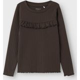NAME IT - NMFLALLA XSL LS TOP - Meisjes - Lange Mouwen T-shirt