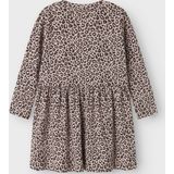 NAME IT - NMFLEOANA LS DRESS - Jurk - Meisjes - Lange Mouwen - Slim Fit