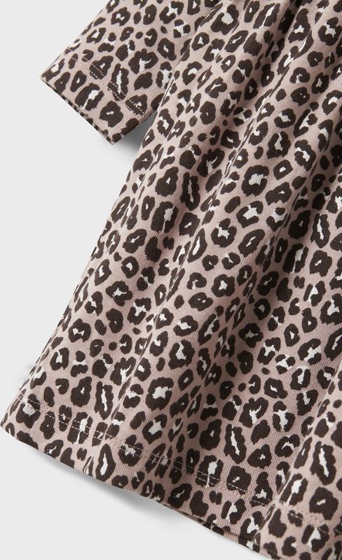 NAME IT - NMFLEOANA LS DRESS - Jurk - Meisjes - Lange Mouwen - Slim Fit