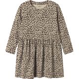 NAME IT - A-lijn Jurk - Midi Lengte - Katoen - Modal - Elastaan