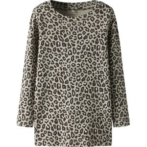 Imprimé - Top - All-Over Print - Ronde Hals - Lange Mouwen - Jersey