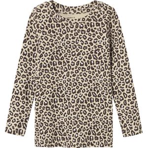 Imprimé - Top - All-over Print - Ronde Hals - Lange Mouwen - Jersey