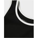 NAME IT - Jurk - Zwart-Wit - Mouwloos - Katoen met Elastaan