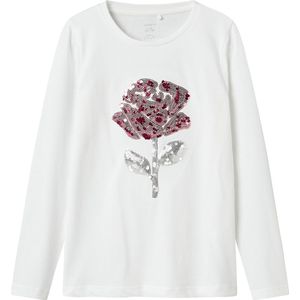 Name It - NKFKESSY PASTAR LS TOP BOX - Shirt met Lange Mouwen - Bright White - Relaxed Fit