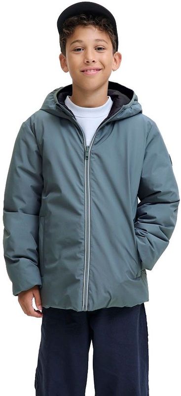 Jack & Jones - Brook Reversible - Overgangsjas - Junior - Met Capuchon - Lange Mouwen