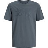 Jack & Jones - MINI Shirt - Donkergrijs - Kwartmouw - Ronde Hals