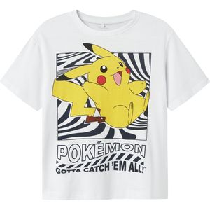 Pokémon - T-shirt - Ronde Hals - Korte Mouwen - Jersey - Rubberprint
