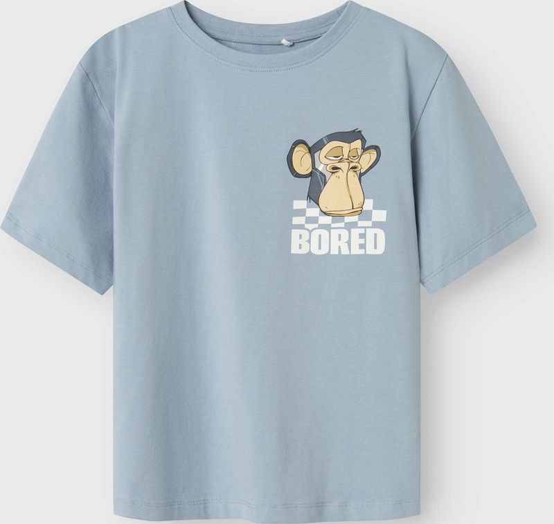 Bored Ape - T-shirt - Zwart - Jersey - Korte Mouwen