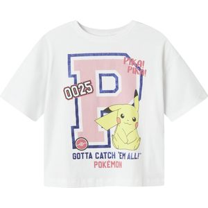 Pokémon - T-shirt - Jersey - Ronde Hals - Korte Mouwen - Glitterprint