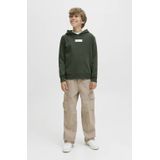 Jack & Jones Junior - Hoodie - Groen - Sweatmateriaal