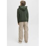 Jack & Jones Junior - Hoodie - Groen - Sweatmateriaal
