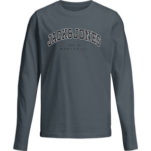 JACK&JONES - JJECALEB VARSITY TEE LS O-NECK SN MNI - T-shirt - Lange Mouwen