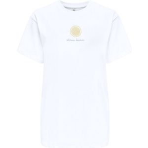 Only - Vivvi Life Lovely Shirt - Wit - T-shirt