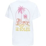 Only - Onlvivvi Life S/S Lovely Top - Korte Mouwen - Zwart - Katoen