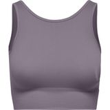 ATHLEISURE - Crop Top - Zacht - U-Hals - Mouwloos - Slim Fit