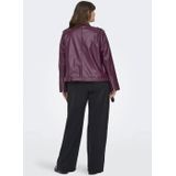 ONLY CARMAKOMA - CARSADIE FAUX LEATHER JACKET OTW - Dames - Gewatteerde Jassen