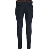 Chino Broek - Dark Navy - Slim Fit - Katoen - Riemlussen, Achterzakken