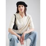 Only - Gemêleerd Vest - Marshmallowkleur - Knitwear - Regular Fit