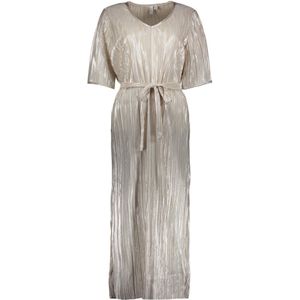 VERO MODA - Midi Jurk - Zilver - Lurex