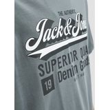 JACK&JONES - JJELOGO TEE SS ONECK 2 COL AW25 NOOS PLS - T-shirt - Heren