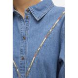 Vero Moda - Vmtolla Ls Shirt - Blouse - Medium Blue Denim