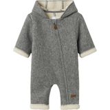 Teddy - Jumpsuit - Met Capuchon - Voering van Teddystof - Lange Mouwen