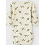 Lange Mouwen Romper - Jersey - Met All-over Print - Knoopsluiting - Borstzakken