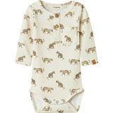 Lange Mouwen Romper - Jersey - Met All-over Print - Knoopsluiting - Borstzakken