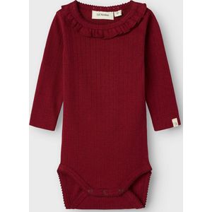 Lil' atelier baby Nbfrachel Non Ls Slim Body Lil, Red Dahlia, Numeric_74, rood (red dahlia), numeric_74