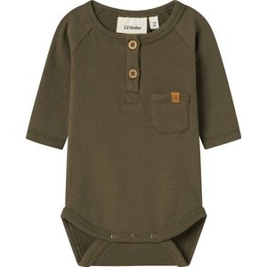 Biologisch Katoen - Romper - Jersey - Lange Mouwen - Knoopsluiting