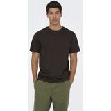 T-shirt - Donkergrijs - 100% Biologisch Katoen - Normale Pasvorm