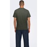 T-shirt - Donkergrijs - 100% Biologisch Katoen - Normale Pasvorm