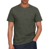 T-shirt - Donkergrijs - 100% Biologisch Katoen - Normale Pasvorm