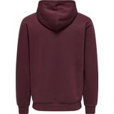 Only & Sons - Ceres Life - Hoodie - Donkerrood - Normale Pasvorm
