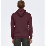 Only & Sons - Ceres Life - Hoodie - Donkerrood - Normale Pasvorm