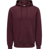 Only & Sons - Ceres Life - Hoodie - Donkerrood - Normale Pasvorm